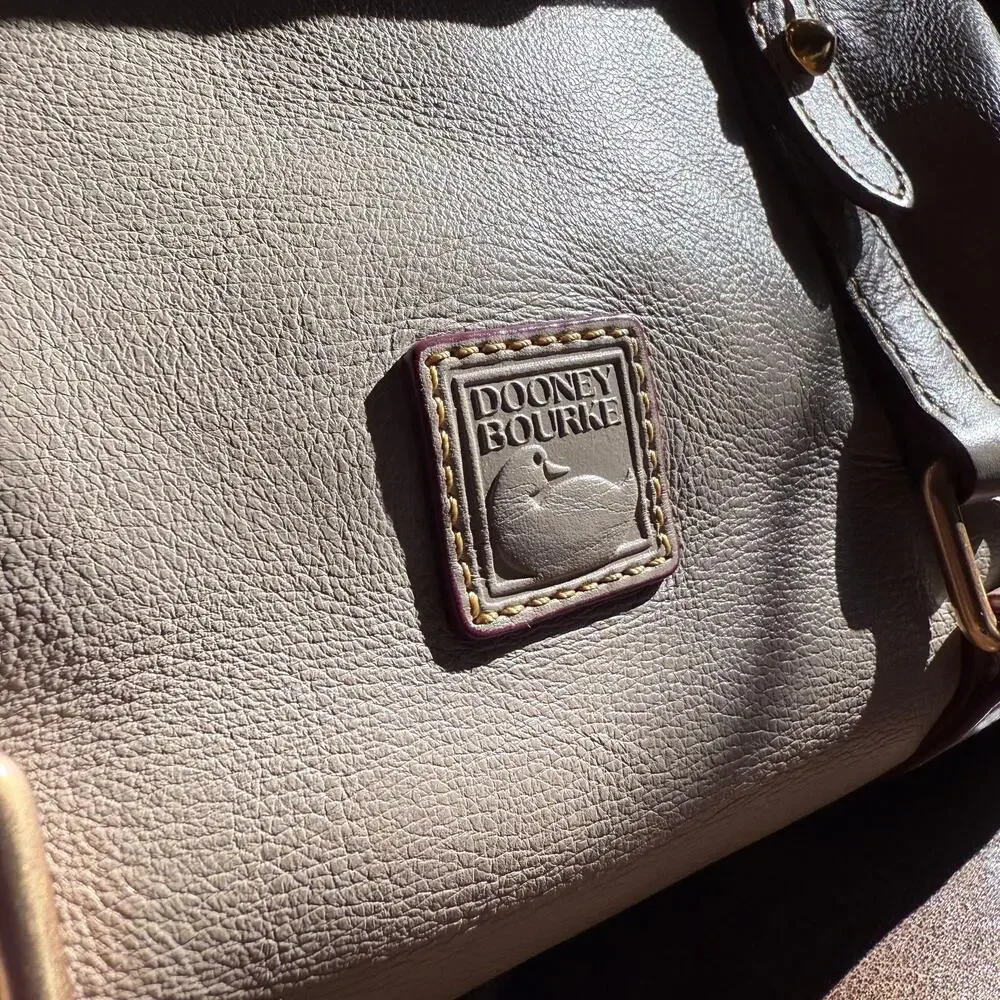 Dooney & Bourke Florentine Mini Satchel Light Taupe Leather Crossbody Bag